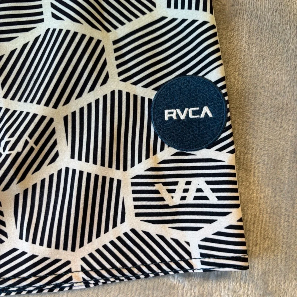 RVCA Geometric Boxy Swim Board Shorts Ombré Mn’s 36